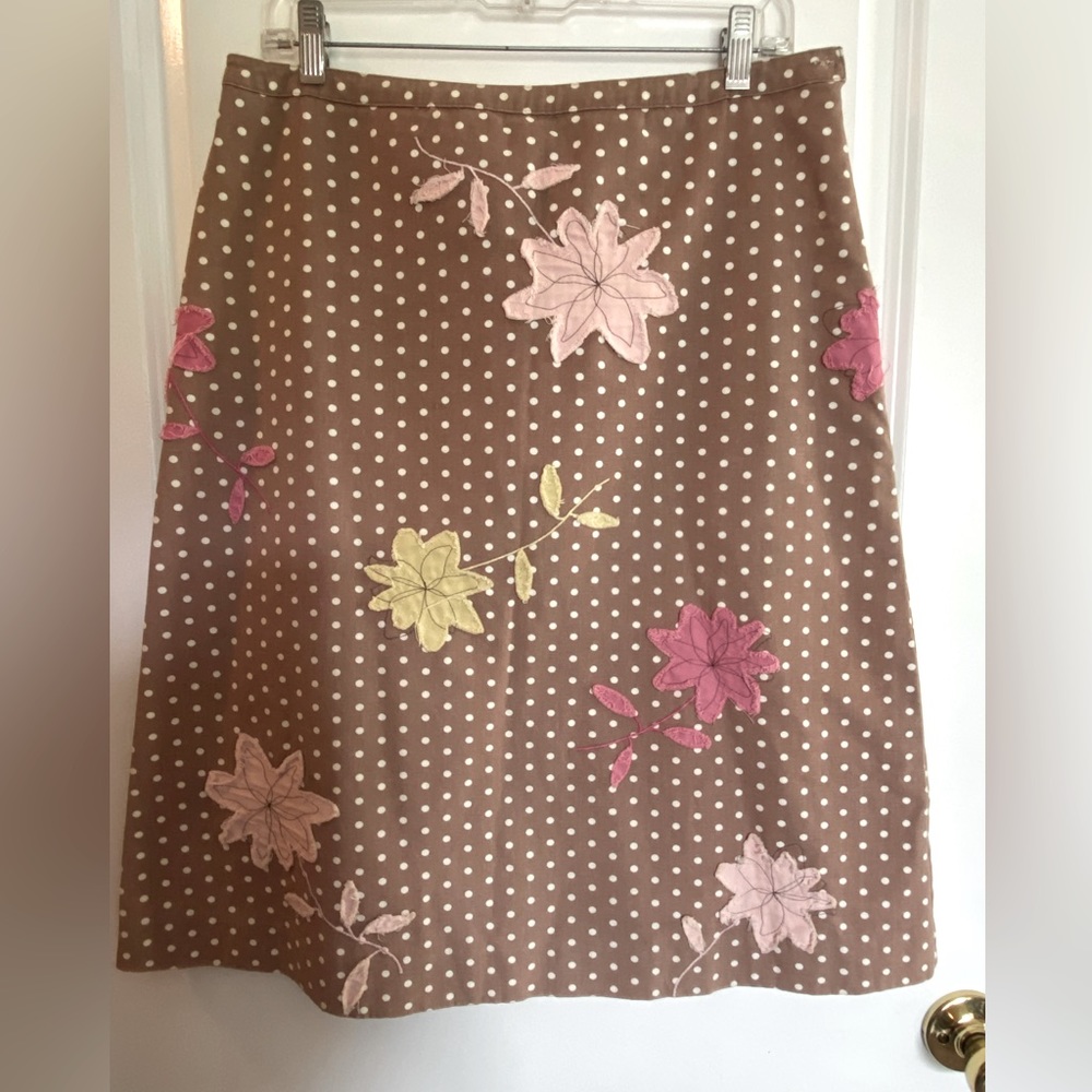 Boden tall a-line skirt. Sz 8 (US) all cotton. Fully lined.